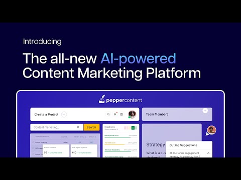 Introducing the AI-Powered Content Marketing Platform